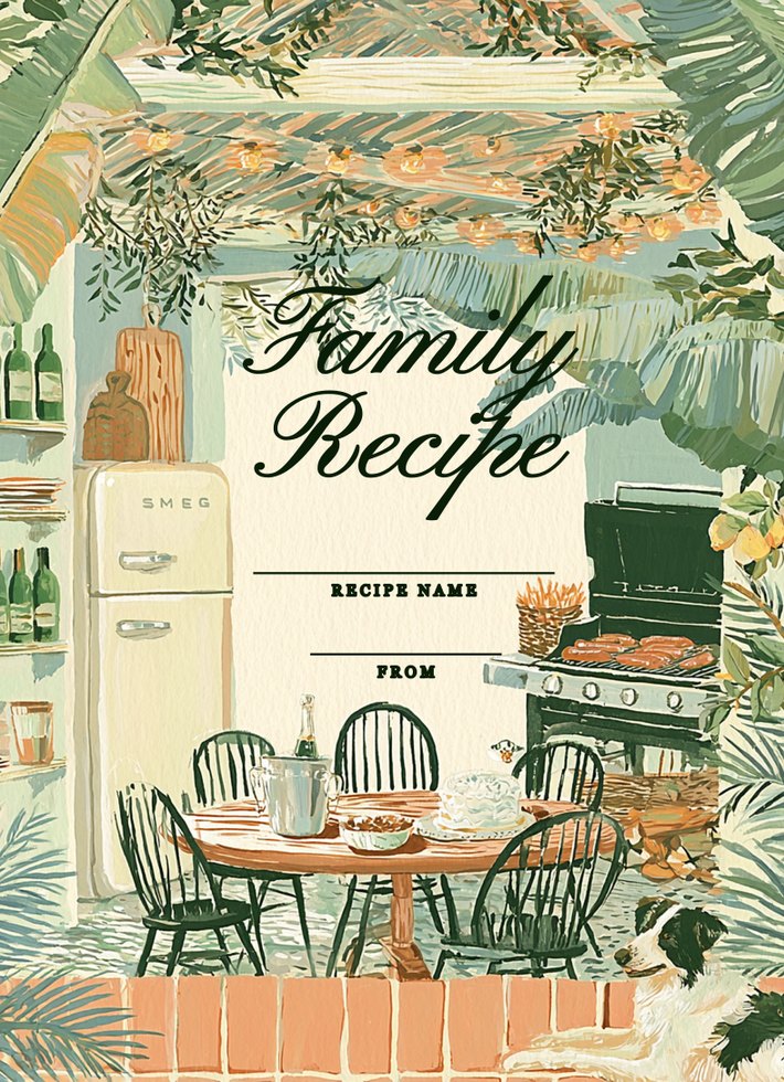 The Family Recipe card